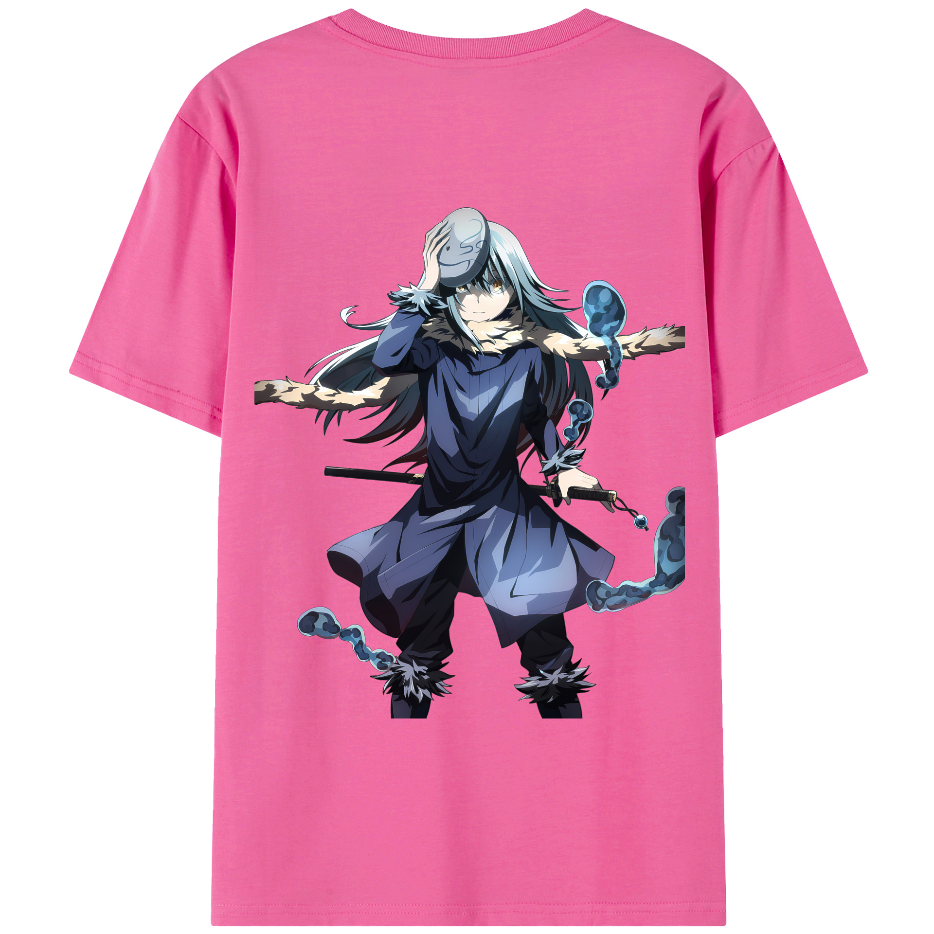 （画像用） 転スラ Regarding Reincarnated to Slime レディース半袖Tシャツ(バックプリント)